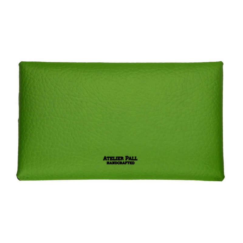 Personalized green wallet for women