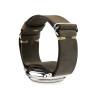 Military watch band no buckle