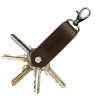 Compact key organizer in brown
