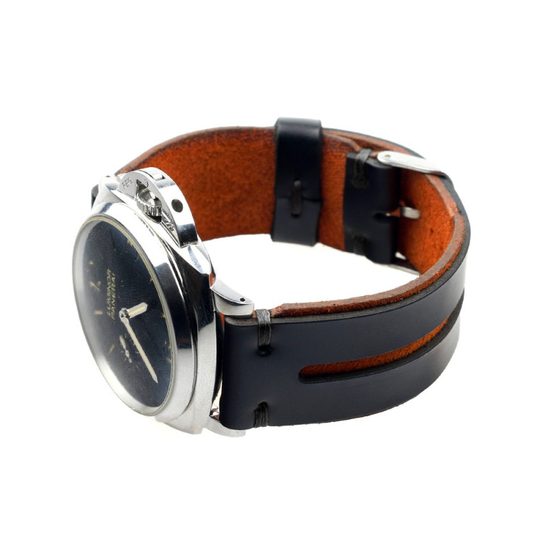 watch strap with orange accents