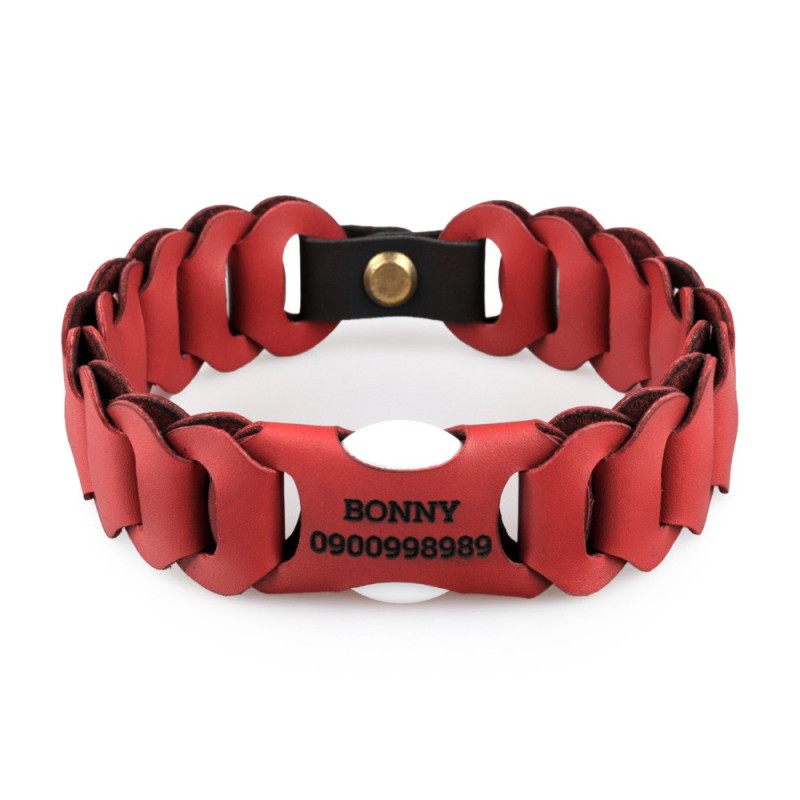 AirTag Pet Collar in Red