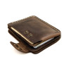 Double Snap Wallet in Brown