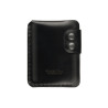 Double Snap Wallet in Black