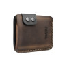 Double Snap Wallet in Brown