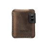 Double Snap Wallet in Brown