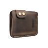 Double Snap Wallet | Brown