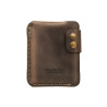 Double Snap Wallet in Brown