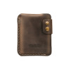 Double Snap Wallet in Khaki