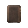 Double Snap Wallet in Brown