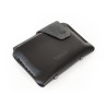 Side Snap Wallet in Black