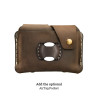 Side Snap Wallet in Brown