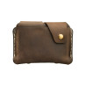 Side Snap Wallet in Brown