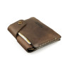 Side Snap Wallet in Brown