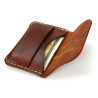 Flap Wallet in Burgundy