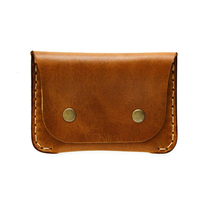 Flap Wallet in Chestnut Brown