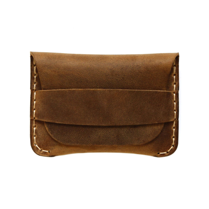 Flap Wallet in Brown