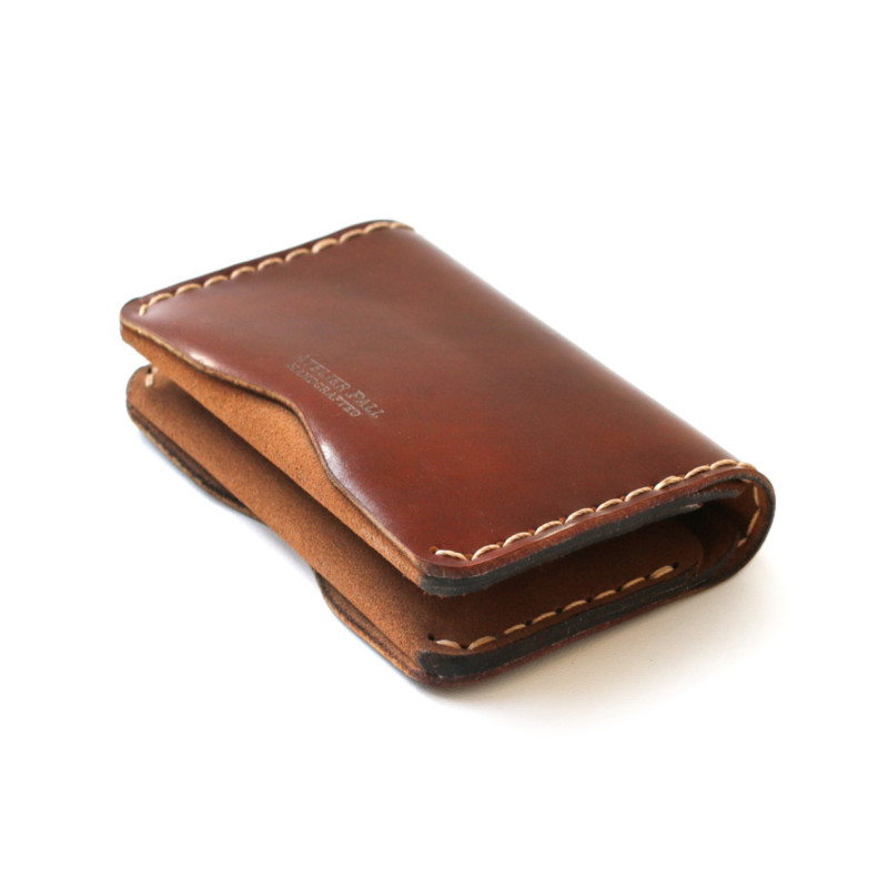 Slim Fold Wallet in Burgundy