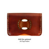 Slim Fold Wallet in Burgundy