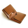 Vertical Bifold Wallet in Brown