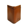 Vertical Bifold Wallet in Brown