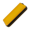 Yellow leather wallet for women