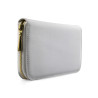 White leather purse wallet for women