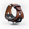 Retro Watch Cuff in Brown Black