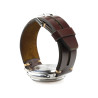 Rally watch strap in burgundy for Panerai, Seiko and automatic watches