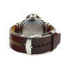 Rally watch strap in burgundy for Panerai, Seiko and automatic watches