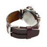 Rally watch strap in burgundy for Panerai, Seiko and automatic watches