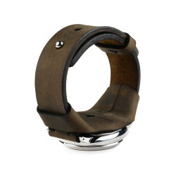 Shell Watch Cuff | Dark Brown