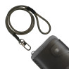 Biker Wallet Leather Chain in Black