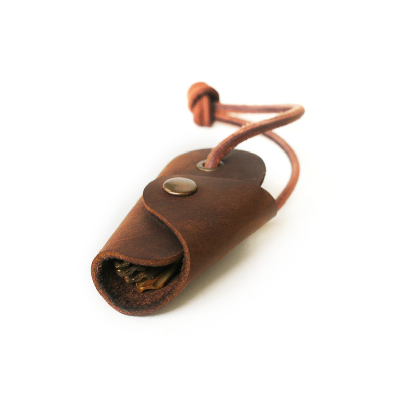 Lessie Key Chain Lace key Chain | Brown