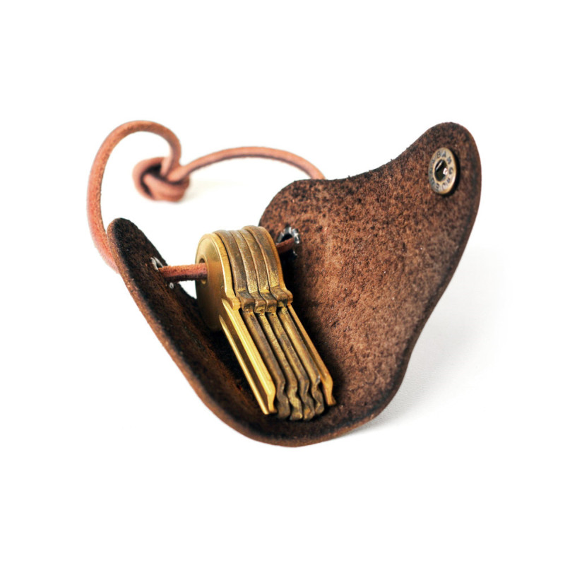 Lessie Key Chain Lace key Chain | Brown