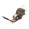 AirTag keychain 2.0 in brown thick leather key organizer