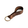 Key Chain Fob in Brown/Black