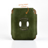 Double Snap Wallet 2 | Green suede