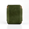 Double Snap Wallet 2 | Green suede