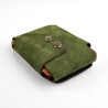 Double Snap Wallet 2 | Green suede