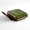 Double Snap Wallet 2 | Green suede