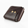 Double Snap Wallet 2 | Dark Brown