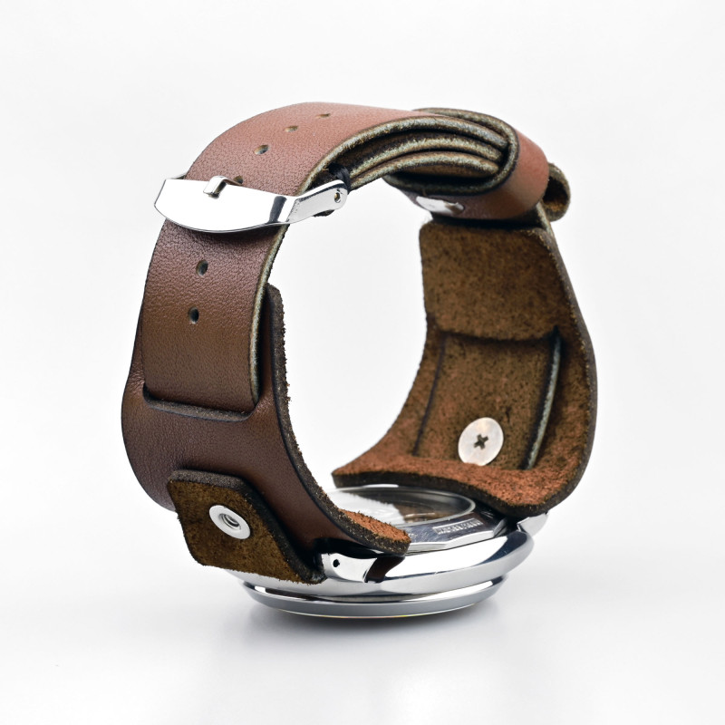 Split Watch Cuff | Brown