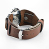 Split Watch Cuff | Brown