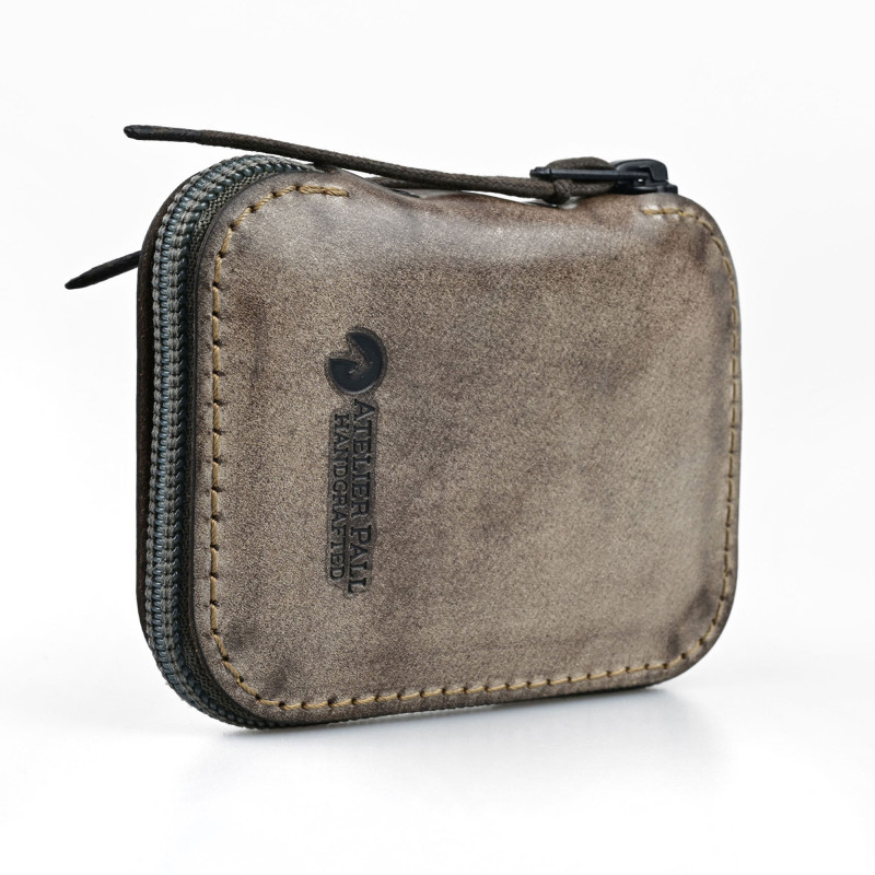 Portofel cu Fermoar | Maro cerat