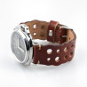 Vintage Perfo Watch Strap | Burgundy