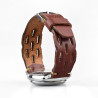 Perfo Line Strap | Burgundy