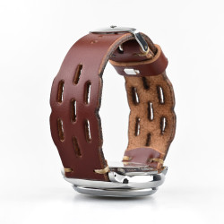 Perfo Line Strap | Burgundy