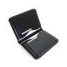 Vertical Bifold Wallet in Black