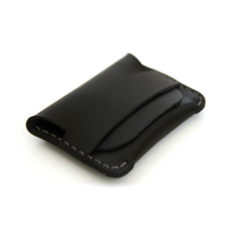 Flap Wallet in Black