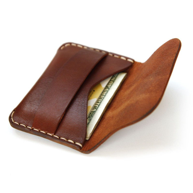 Classic Flap Wallet in Oxblood